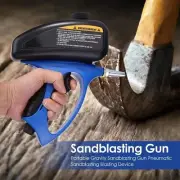 Sand Blaster Gun Abrasive Portable Sandblasting Grit Blasting Rust Sandblaster