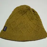 Patagonia Womens Honeycomb Knit Beanie. Grapeseed Green.