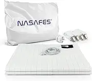 Earth Bed Linen Set, 270 x 260 cm, Earth Bed Sheet, Cotton Sheet with Silver Thread, Good Sleep Includes 2 Sheet Tensioners and EU Adapter