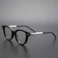 在飛比找蝦皮購物優惠-歐美風格光學眼鏡架 TR90貓眼眼鏡 男女厚邊框眼鏡