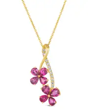 Le Vian 14K 1.68 ct. tw. Diamond & Ruby Vivids Pendant