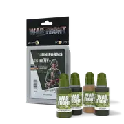 Scale 75 Warfront: Us Army 1944-1945 4 Colour Acrylic Paint Set