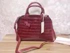 Radley London Millbank Leather Grab Multiway Tote Handbag - Merlot Croc