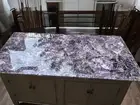 60"x36" Amethyst Stone Top Kitchen Slab Table Handmade Console Bar Desk Decors