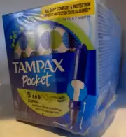 3x Tampax Pearl Pocket Size Super Unscented 16 Ct Each