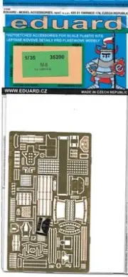 Eduard M-8 Photo Etch Details 1/35 200 For Tamiya ST