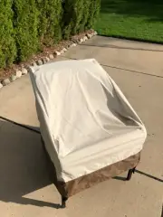 Patio chair covers - new or excellent condition; 5 available; Amazon Basics