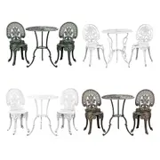 Livsip Outdoor Dining Chairs Setting Bistro Set Patio Garden Furniture 3 Piece