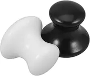 PACKOVE 2pcs Gua Facial Tools Mushroom Shape Guasha Massage Stone Back Neck and Face Ergonomic Scraping Tool for and Muscle Relaxation