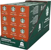 [STARBUCKS] by Nespresso Breakfast Blend Coffee Pods 120 Capsules (12x10 Pack)