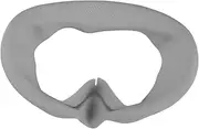 Breathable Vr Mask Nose Pad Comfortable Universal Fit Light Blocking for Silicone Vr Mask c