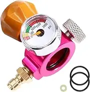 CO2 Quick Adapter Soda Exchange Carbonator with Pressure Gauge for Soda Machine Soda Co2 Cylinder Adaptor Connect