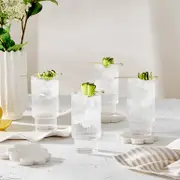 Mila Ribbed Clear Highball Glasses Set of 4 [MUSLMILAGL21B]