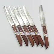 Kiwi Thai Kitchen Steak Knives Stainless Steel Knives 502 6 Pcs per Set