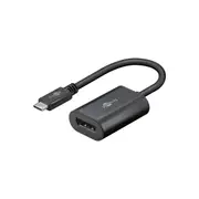 Goobay 0.2m USB-C Display Port Adapter 60Hz (Black)