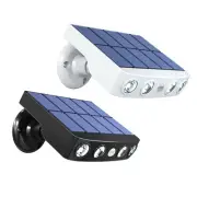 Solar wall lights outdoor with 3 lighting mode motion senser security lights