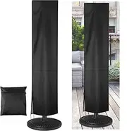 Patio Umbrella Cover Waterproof Outdoor Umbrella Cover with Zipper Rainproof 210D Parasol Covers Oxford Fabric with Wind Protection, UV Protection, Dust Storage (1Pcs)
