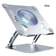Aluminum Laptop Stand with Cooling Fan Ergonomic Notebook Foldable