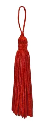 Chainette Tassel, Style# RT03, Color# E14 - Cherry Red [Set of 10]