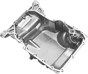 X AUTOHAUX No.112005A2A00 Engine Oil Pan Oil Pan Sump Transmission Oil Pan for Honda Accord 2.4L 2013-2017 Aluminum Silver Tone
