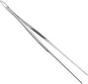 ABOOFAN Stainless Steel Food Tweezers Serving Tongs for Western Cuisine for Appetizers Meat and Salad Professional Kitchen Tool with Hook Design