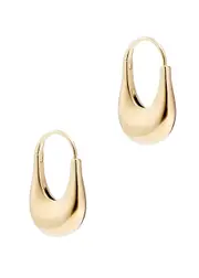 BY Pariah Jug 14kt Gold Vermeil Hoop Earrings - One Size One Size