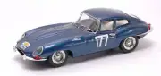 Model Car Rally Scale 1:43 Best Model diecast Jaguar E Coupe N.177 Dnf