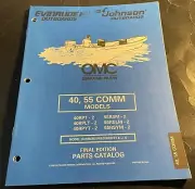 1998 OMC EVINRUDE JOHNSON 40, 55 COMM PARTS MANUAL P/N 439302 (210)
