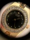 Citizen Gold Plated Swarovski Crystal Ladies Quartz Watch NEW With Tag