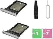 2 PCS for Pixel 8 Pro SIM Card Tray Replacement, SIM Card Holder Compatible with Pixel 8 Pro (Porcelain White)