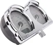 Thrashin Supply Company Gauge Relocator - Chrome - TSC-2707-3