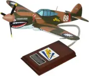 USA Curtiss P-40 Warhawk Flying Tigers Charles Older Desk Model 1/24 SC Airplane