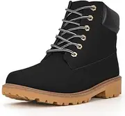 [sofysofy] Men's Work Boots Soft Toe - Boots With Slip On Hiking Boots Lightweight Waterproof