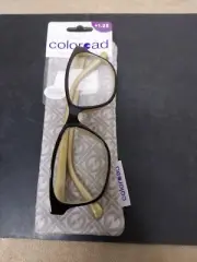 Foster Grant KINSEY Tan Reading Glasses w/Case +1.25