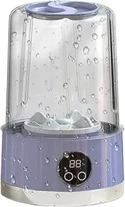 Small Laundry Machine - Portable Washing Machine - Rechargeable Cloths Washing Machines With Digital Display 2 Modes, Mini Socks Washing Cup Machines Home Appliances For RV Travel Dorm