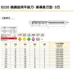 S220 鎢鋼鋁用平銑刀-高導長刃型-3刃 價格請來電或留言洽詢