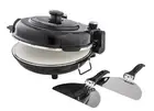 MasterPro the Ultimate Stainless Steel Pizza Oven, Two Paddles - Black