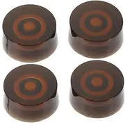 TOGEVAL 4 Pcs Potentiometer Cap Electric Guitar Volume Knobs for Repair Guitar Volume Control Knob Music Instrument Guitar Knobs Electric Guitar Knobs for Volume Control Guitar Parts
