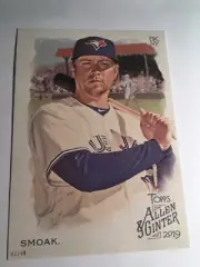 2019 Topps Allen & Ginter Jumbo 5x7 Justin Smoak Blue Jays 68 05/49