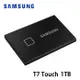 Samsung三星 外接式SSD T7 Touch PSSD移動式固態硬碟 1TB 經典黑 MU-PC1T0K/WW