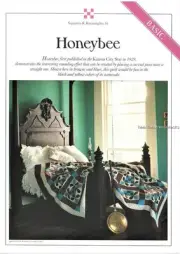 Honeybee Best Loved Quilt Pattern w/ Flexible Plastic Templates