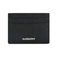 在飛比找momo購物網優惠-【BURBERRY 巴寶莉】經典LOGO卡片夾(黑色)