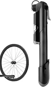 Small Bicycle Pump for Bicycle Pump, Portable Bike Air Pump for Tires - Lightweight Cycling Inflation Tool Compact with Aluminum Inflator and Ball Mounting Bracket