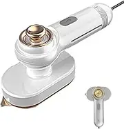 shpuuyy Handheld Iron for Clothes - Portable Fast Heating Clothes Iron Steamer,Rotatable Handle Design Clothing Iron, Small Garment Steamer for Home Dorm Travel