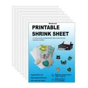 Printable Shrink Plastic Sheets, Shrink Films Papers for Kids Creative Craft,...