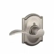 Right Hand Accent Lever with Camelot Rose Interior Active Trim with 12326 Latch