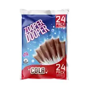 Zooper Dooper Ice Blocks Frozen Cola Sticks 24 Pack