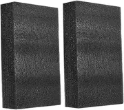 SEWACC Epe Foam Sheets 2 Pack for Packaging Case Inserts Diy Projects 25 * 15 * 5cm Black Soft Padding