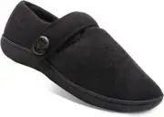 Glolily Women's Kelly Closed Back Slip On Black Comfort Slipper Size 8M