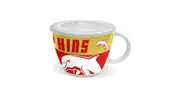 NRL Soup Mug with Lid - Dolphins - Ceramic - 850mL Capacity